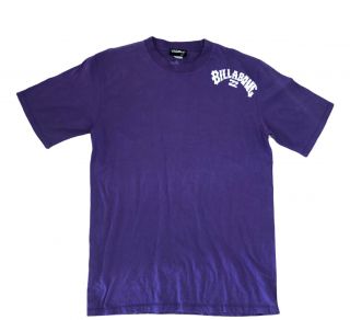 Vintage 2000’s Purple Billabong Logo T - Shirt Mens Size Xl Rare Front And Back