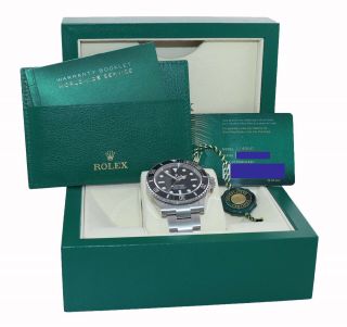 MAY 2021 PAPERS Rolex Submariner 41mm Ceramic 124060LN No Date Watch 2
