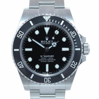 MAY 2021 PAPERS Rolex Submariner 41mm Ceramic 124060LN No Date Watch 3