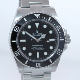 MAY 2021 PAPERS Rolex Submariner 41mm Ceramic 124060LN No Date Watch 4