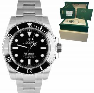 2019 Unpolished Rolex Submariner No - Date Stainless Steel 40mm Watch 114060 B,  P