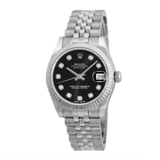 Rolex Stainless Steel Datejust 31mm Factory Diamond Dial 178274 Box Waranty 2018