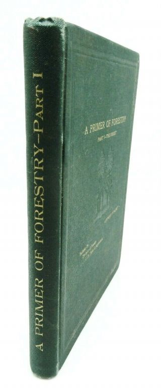 1899 Antique A Primer Of Forestry Part 1 The Forest Gifford Pinchot Hardcover