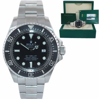 2018 Papers Rolex Sea - Dweller Deepsea 116660 Steel 44mm Black Watch Box