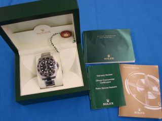 Rolex Gmt Master Ii Stainless W/ceramic & Green 116710 - Boxes & Papers 1 Owner