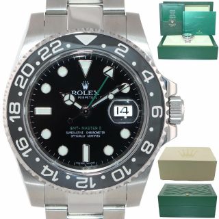 Discontinued Rolex Gmt Master Ii 116710ln Steel Ceramic Black Ceramic Watch Box