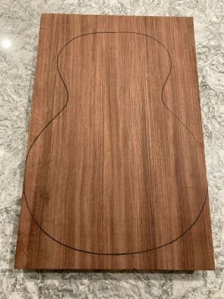 Vintage Bois De Rose Wood Solid 1 Piece Body Blank For Guitar Project 2” Thick
