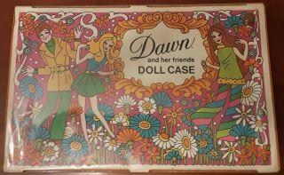 Vintage Dawn Doll And Her Friends Large Carrying Case