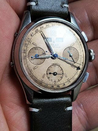 Rolex Valjoux 72c Chronograph 6236 Vintage Watch