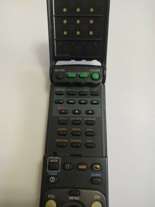Sony TV remote control (RM - Y170 for 2001 vintage Sony Trinitron TV) 2