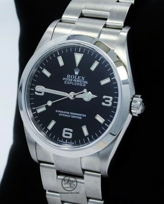 Rolex Explorer I 114270 Stainless Steel Oyster 36mm Black Dial Watch