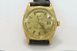 Rolex Oyster Perpetual Vintage Day - Date 18k Gold Ref1803