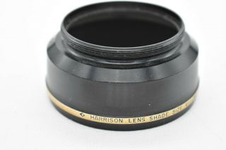Vintage Harrison Black Metal Series Size Vii No.  4 Lens Hood Shade Filter