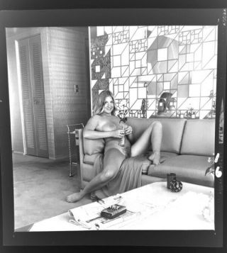 Vintage Bunny Yeager Unknown Nude Model Camera Negative Seductive 26