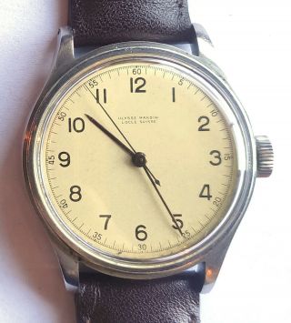 Big Ulysse Nardin Military Watch - Locle Suisse - WWII - JUMBO size - Vintage 2