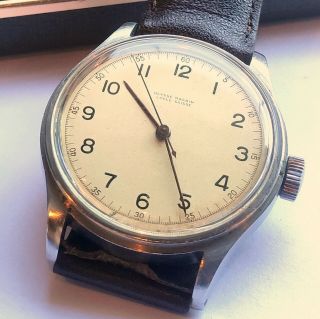 Big Ulysse Nardin Military Watch - Locle Suisse - WWII - JUMBO size - Vintage 3