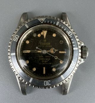 Vintage 1960s Rolex Tudor Submariner Diver Watch Ref: 7016/0 (needs Restoration)