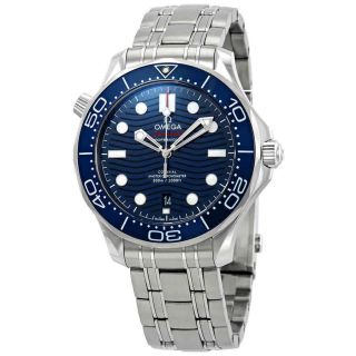 Omega Seamaster Automatic Blue Dial Steel Men 
