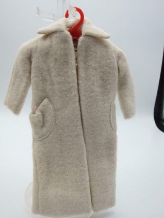 Peachy Fleecy Coat Only 1959 Midge Barbie Doll Vintage 915 1959 Wool