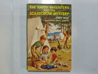 Vintage Book Happy Hollisters And The Scarecrow Mystery Jerry West 1957