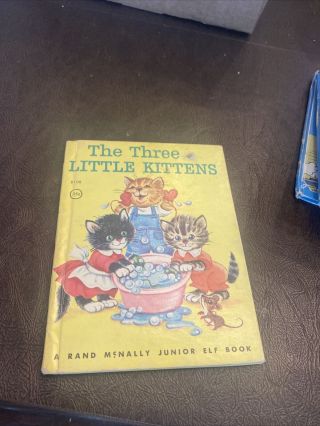 The Three Little Kittens Rand Mcnally Elf Book Vintage 1964 Classic Story A