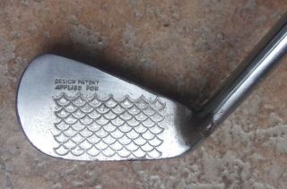Antique Vintage Spalding Register Bobby Jones Golf Club 5 Iron Fish Scale Face