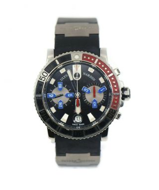 Ulysse Nardin Marine Diver Chronograph Stainless Steel Watch 8003 - 102