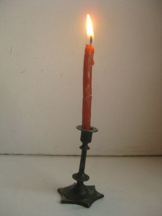 Antique Xixc Russian Bronze Candlestick