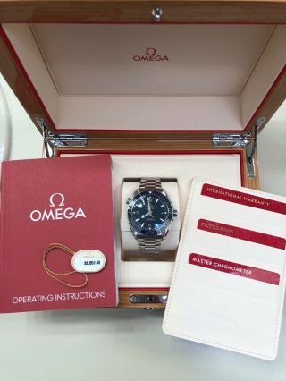 Omega Seamaster Blue Planet Ocean 600m 43.  5mm Co - Axial Master Chronometer