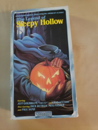 The Legend Of Sleepy Hollow Vhs 1988 Horror B - Movie Jeff Goldblum Vintage Htf