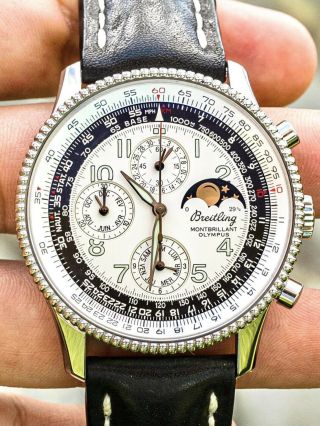 Breitling Montbrillant Olympus Navitimer 1461 Moonphase 42 Complete A19350