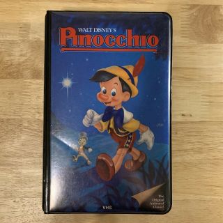 Vintage Pinocchio (vhs,  1985) Walt Disney - The Classics - Black Clamshell - 239v