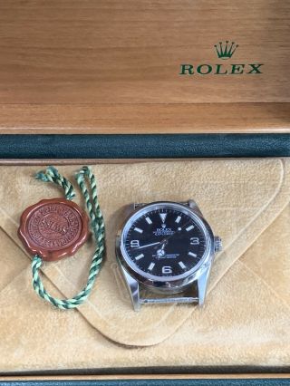 Rolex Explorer 14270 - Full Set,  Box,  Papers,  Crown And Caliber