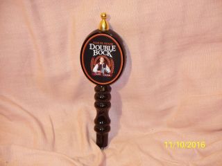 Vintage Samuel Adams Double Bock Dark Lager Beer Tap Handle Knob Black 10 " Tall
