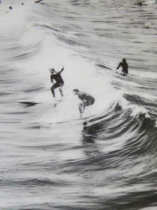 Poster Sized Vintage Art Photo - Southern California Surfing