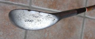 Antique Vintage 1930 ' s Spalding Jimmy Utility Mallet Style Golf Club 2