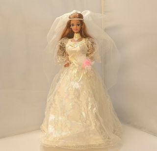 Mattel Barbie Midge Bride Doll With Wedding Gown And Shoes