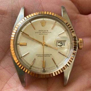 Rolex Datejust 1601 Rose Gold Stainless Steel Vintage Watch 100 1965