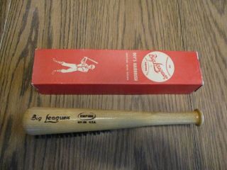 Vintage Big Leaguer League Empire Mini Baseball Bat Brush Wood 683/2