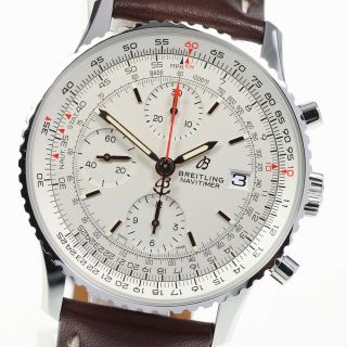Breitling Navitimer A13324 Chronograph Date Silver Dial Automatic Men 