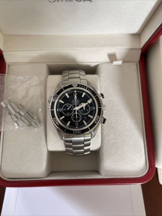 Omega Seamaster Planet Ocean Chronograph 45.  5mm 600m 2210.  51.  00 Swiss Automatic