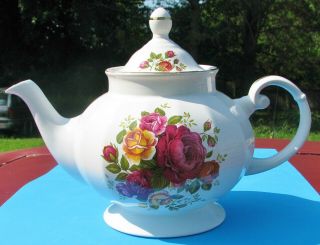 Arthur Wood & Son Staffordshire England 6443 Porcelain Teapot Coffee Pot