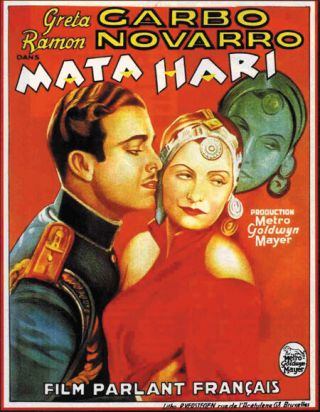 Mata Hari Greta Garbo Vintage Movie Poster Print 2