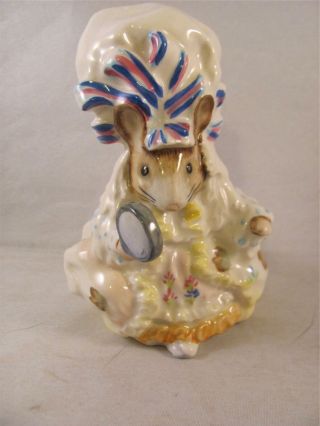 Vintage Beswick Beatrix Potter Figure Figurine Lady Mouse 1951 F Warne & Co 4 In