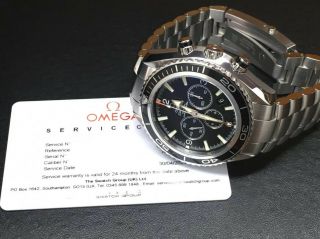 Omega Seamaster Planet Ocean Chronograph Automatic Watch 45.  5mm Ref 2210.  50.  00 6