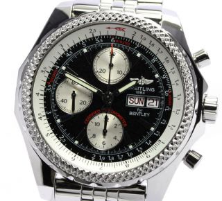 Breitling Bentley Gt A13362 Chronograph Day Date Automatic Men 