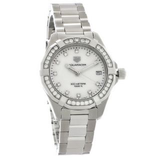 Tag Heuer Aquaracer Ladies Stainless Steel Diamond Watch Wbd1315.  Ba0740