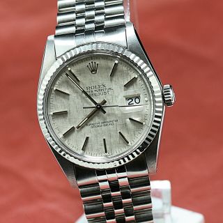Vintage Rolex Oysterperpetual Datejust Ref 16014 Automatic Cal 3035 27 Jewels