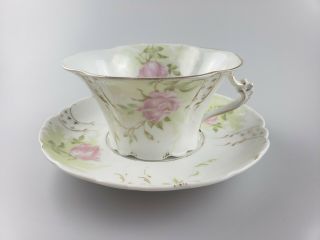 Antique Rosenthal Rc Sevres Germany Porcelain Cup And Saucer 1890 