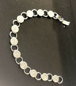 Vintage Sarah Coventry Silver Tone Bracelet Young And Gay